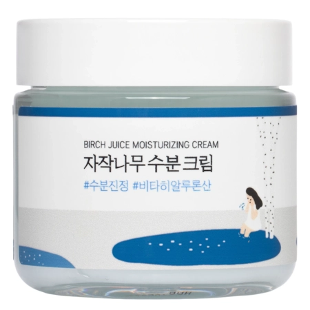 Round Lab - Birch Juice Moisturizing Cream - Увлажняющий крем с березовым соком - 80ml
