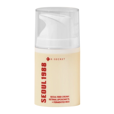 K-SECRET - SEOUL 1988 Cream : Retinal Liposome 1% + Fermented Rice - Антивозрастной крем для лица с ретиналем - 50ml
