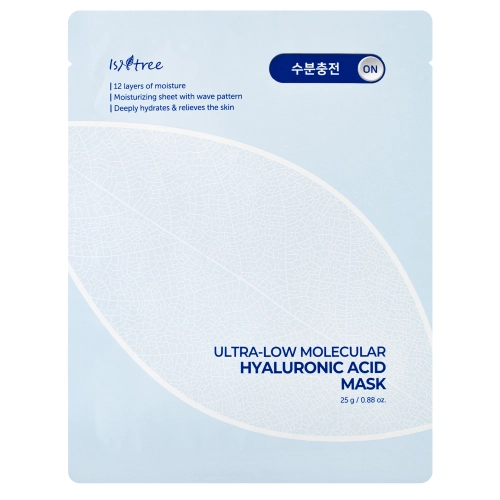 Isntree - A-Low Molecular Hyaluronic Acid Mask - Інтенсивно зволожувальна Isntree - A-Low Molecular Hyaluronic Acid Mask - Интенсивно увлажняющая тканевая маска - 1шт/25g