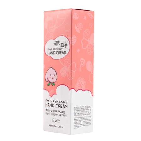 Esfolio - Fresh Pink Peach Hand Cream - Освіжаючий крем для рук з екстрактом персика - 100ml