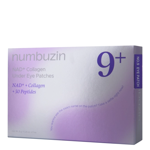 Numbuzin - No.9 NAD Collagen Under Eye Patches - Коллагеновые патчи под глаза с коэнзимом NAD+ - 5шт/8g