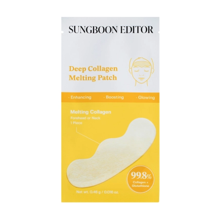 Sungboon Editor - Deep Collagen Melting Patch - Розчинні колагенові патчі для обличчя - 3x0,28g+3x0,46g