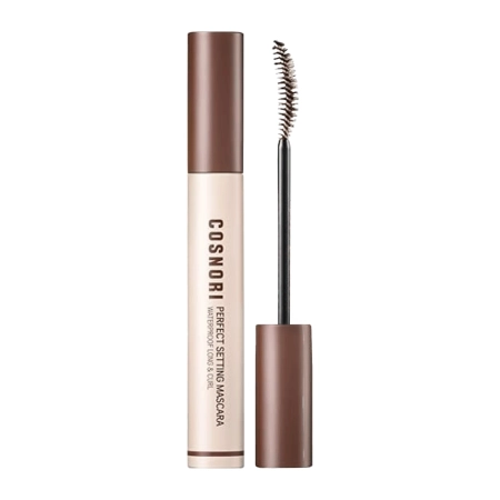Cosnori - Perfect Setting Mascara Waterproof Long & Curl - Тушь для удлинения и объема ресниц - Водостойкая - 02 Cozy Brown - 7ml