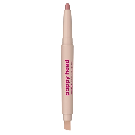 Poppy Head - Smudgic Velvet Matt Lipstick - Матовая помада-карандаш - 04 Bare Illusion - 0,85g