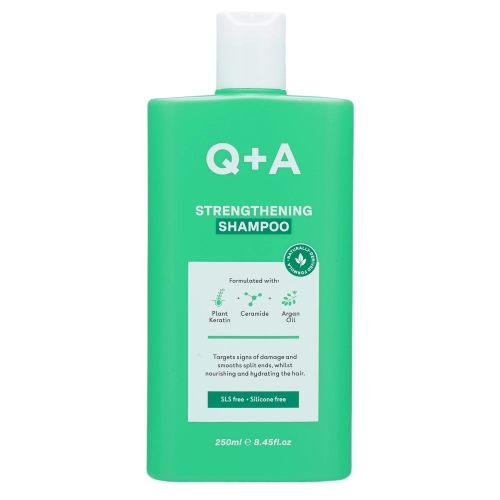 Q+A - Strengthening Shampoo - Зміцнювальний шампунь для волосся з церамідами та рослинним кератином - 250ml
