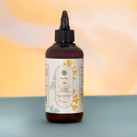 HairTry - Vin Glosser - Оцтовий ополіскувач для блиску і розгладження волосся - 200ml