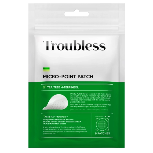 Troubless - Micro-Point Patch - Патчи от прыщей с микроиглами - 9шт