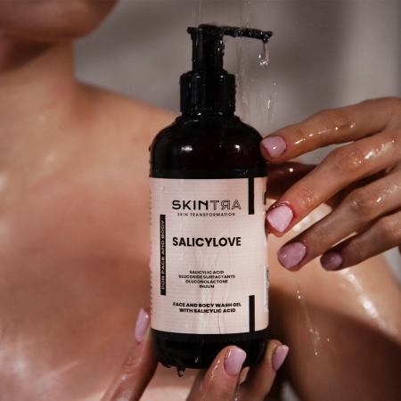 SkinTra - Salicylove - Гель із саліциловою кислотою для вмивання обличчя та тіла - 250ml