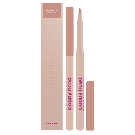 Poppy Head - Lockwear Long-Lasting Gel Lipliner - Стойкий гелевый карандаш для губ - 04 Boldish Nude - 0,6g
