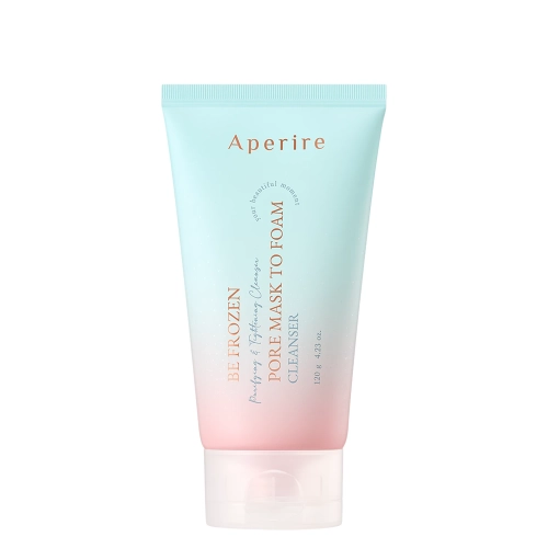 Aperire - Be Frozen Pore Mask To Foam Cleanser - Маска и пенка для умывания лица 2в1 - 120g