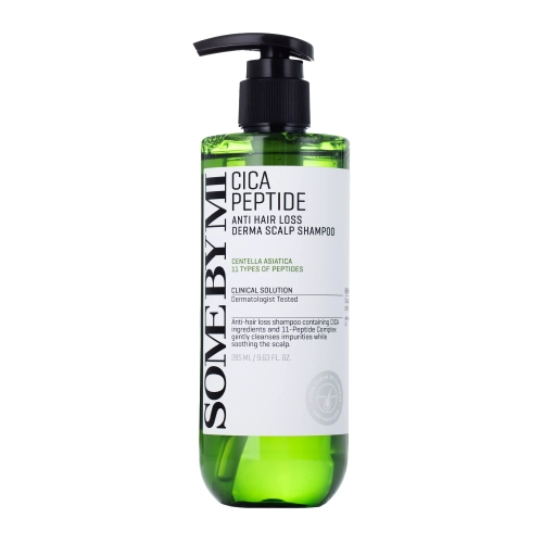 Some By Mi - Cica Peptide Anti Hair Loss Derma Scalp Shampoo - Пептидный шампунь против выпадения волос - 285ml