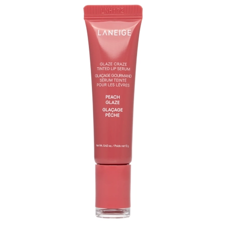 Laneige - Glaze Craze Tinted Lip Serum - Тонувальна сироватка для губ - Peach Glaze - 12g
