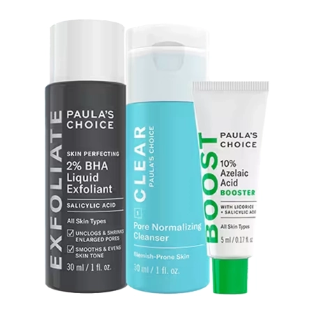 Paula's Choice - The Breakout - Fighting Kit - Набор против высыпаний и комедонов - 5ml+30ml+30ml