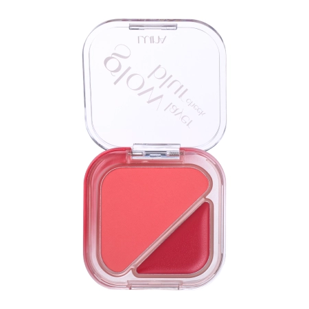 LUNA - Glow Layer Blur Cheek - Дуэт румян - 10 Cherry Compote - 8,5g