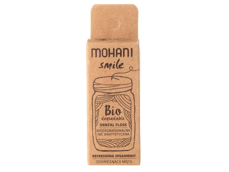 Mohani - Smile - Dental Floss - Біорозкладна зубна нитка - Освіжаюча м'ята