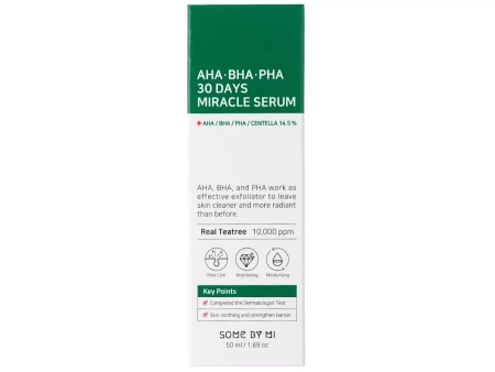 Some By Mi - AHA BHA PHA 30 Days Miracle Serum - Сироватка з кислотами AHA, BHA і PHA  - 50ml