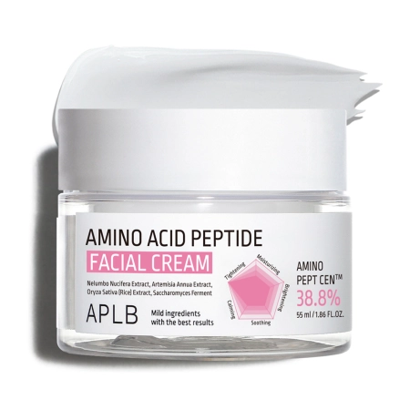 APLB - Amino Acid Peptide Facial Cream - Успокаивающе-укрепляющий крем для лица - 55ml