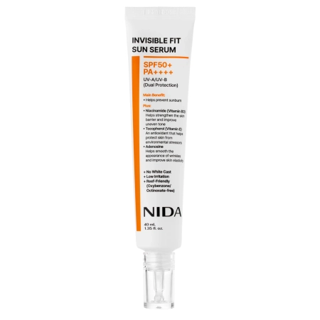 NIDA - Invisible Fit Sun Serum - Сироватка для обличчя з SPF - 40ml
