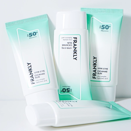 Frankly - Cicahae Sun SPF50+/PA++++ - Заспокійливий сонцезахисний крем для обличчя - 50ml