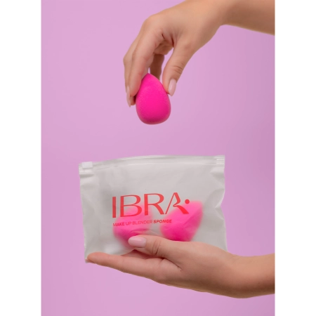 Ibra Makeup - Makeup Blender - Набір 3 спонжів Trio Pink