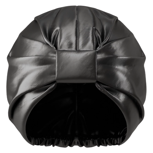 Glov - Anti-Frizz Satin Hair Bonnet - Сатинова шапочка для волосся - Black - 1шт