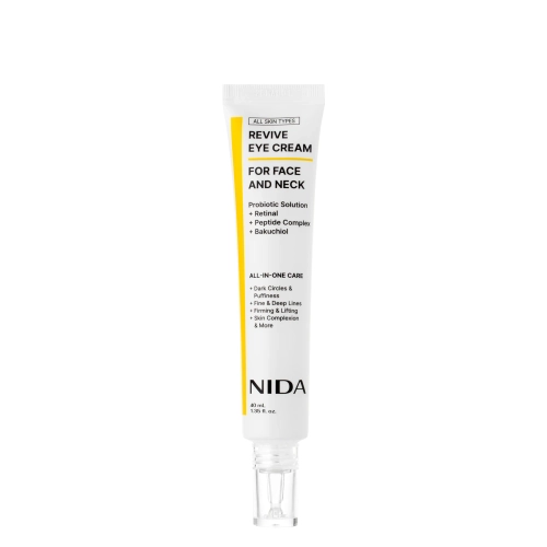 NIDA - Revive Eye Cream for Face and Neck - Ревіталізуючий крем під очі для обличчя та шиї - 40ml