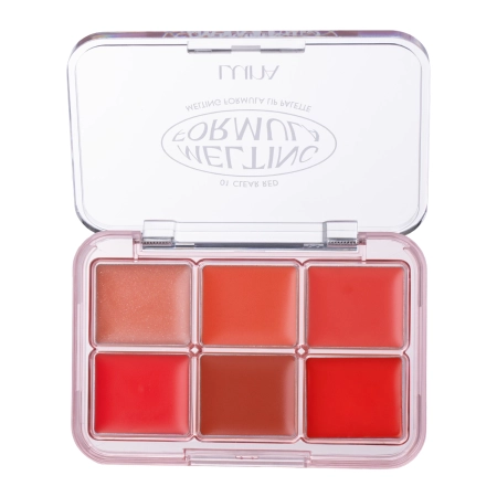 LUNA - Melting Formula Lip Palette - Палетка блесков для губ - 01 Clear Red - 10,2g