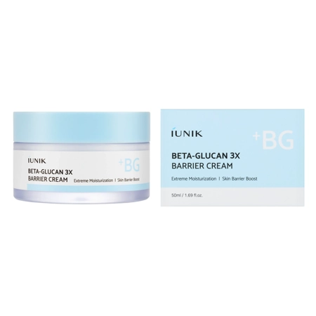iUnik - Beta Glucan 3X Barrier Cream - Зволожувальний крем для обличчя - 50ml