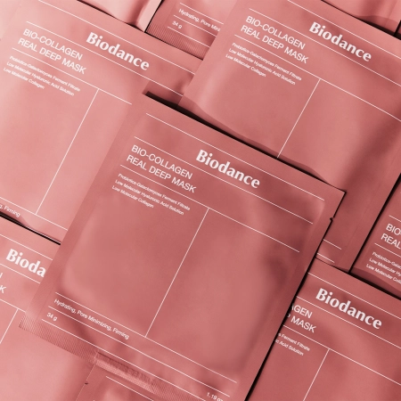 Biodance - Bio-Collagen Real Deep Mask - Зміцнювальна колагенова маска для обличчя - 1шт/34g