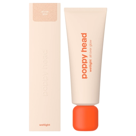 Poppy Head - Wetlight All Over Glow - Жидкий хайлайтер для лица и тела - 02 Glitterini - 50ml