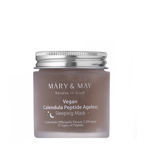 Mary&May - Calendula Peptide Ageless Sleeping Mask - Успокаивающая и укрепляющая ночная маска - 110g