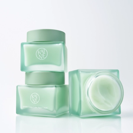 Kaine - Green Calm Aqua Cream - Заспокійливий крем для зменшення почервоніння шкіри - 70ml