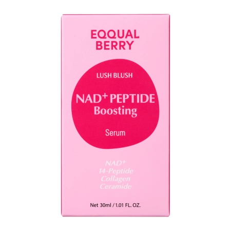 EQQUALBERRY - Nad+ Peptide Boosting Serum - Укрепляющая сыворотка с пептидами и NAD+ - 30ml