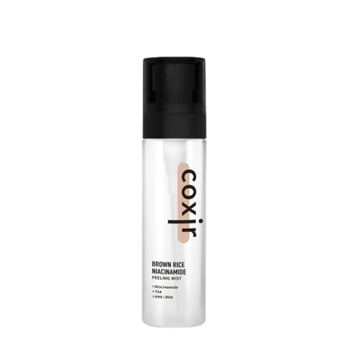 Coxir - Brown Rice Niacinamide Peeling Mist - Відлущувальний спрей для обличчя з ніацинамідом - 80ml