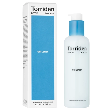 Torriden - Dive-In For Men Gel Lotion - Зволожувальний гелевий лосьйон для чоловіків - 200ml