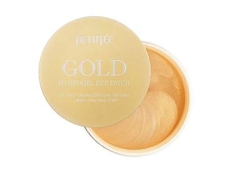 PETITFEE - Gold Hydrogel Eye Patch - Гидрогелевые патчи c золотом и EGF 