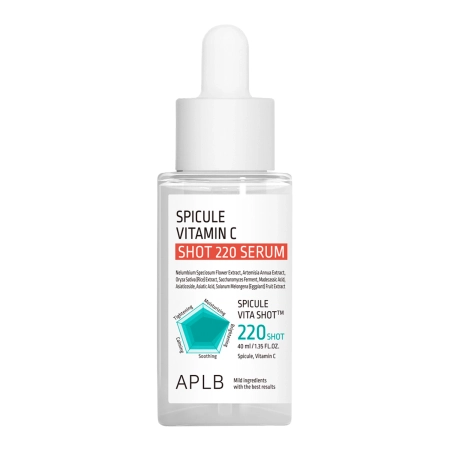 APLB - Spicule Vitamin C Shot 220 Serum - Микроигольная сыворотка для лица с витамином С - 40ml