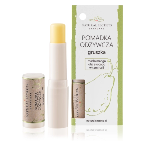 Natural Secrets - Защитная помада для губ - Груша - 3,5g
