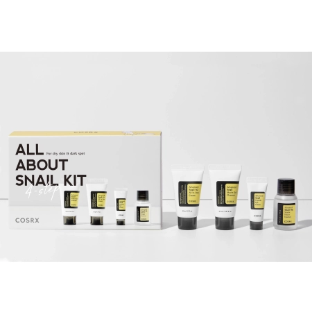 Cosrx - Набір із муцином равлика для догляду за шкірою обличчя - All About Snail Kit 4-Step