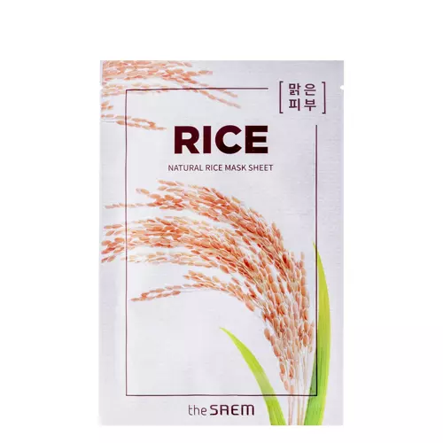 The SAEM - Тканевая маска для лица с экстрактом риса - Natural Rice Mask Sheet - 21ml