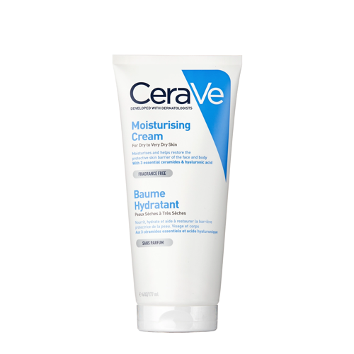 CeraVe - Moisturising Cream - Зволожувальний крем для сухої і дуже сухої шкіри - 177ml