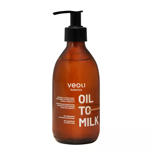 Veoli Botanica - Oil To Milk - Зволожувальна олія для душу - 290ml