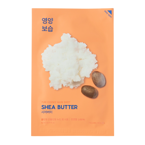 Holika Holika - Pure Essence Mask Sheet - Shea Butter - Тканевая маска с маслом ши - 23ml
