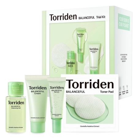 Torriden - Balanceful Trial Kit - Набір косметики для обличчя - 30ml+10ml+20ml+6шт