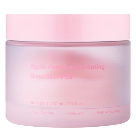 Sungboon Editor - Apple Peel Syrup Coating Glow Skin Pad - Освітлювальні педи для надання шкірі сяйва - 40шт./230ml