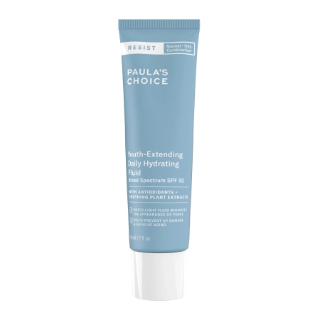 Paula's Choice - Resist - Youth-Extending Daily Hydrating Fluid SPF50 - Зволожувальна емульсія з SPF50 - 60ml