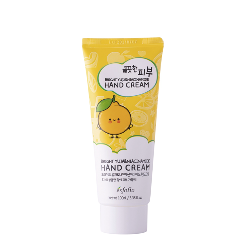 Esfolio - Bright Yuja & Niacinamide Hand Cream - Укрепляющий крем для рук с ниацинамидом - 100ml