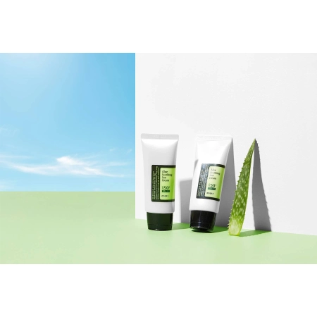 COSRX - Aloe Soothing Sun Cream SPF50+/PA+++ - Увлажняющий солнцезащитный крем - 50ml