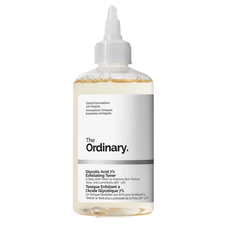 The Ordinary - Glycolic Acid 7% Exfoliating Toner - Відлущувальний тонік із гліколевою кислотою 7% - 240ml