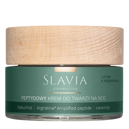 Slavia Cosmetics - Пептидный ночной крем для лица Лифтинг и Регенерация - 50ml